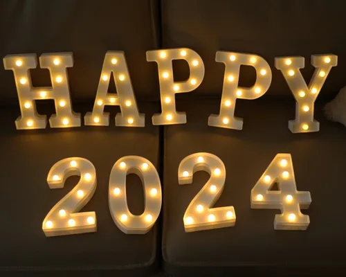 Vista 6 de Letras iluminadas, letras con luces LED de 26 letras del alfabeto, letra decorativa iluminada, letras de marquesina LED que funcionan