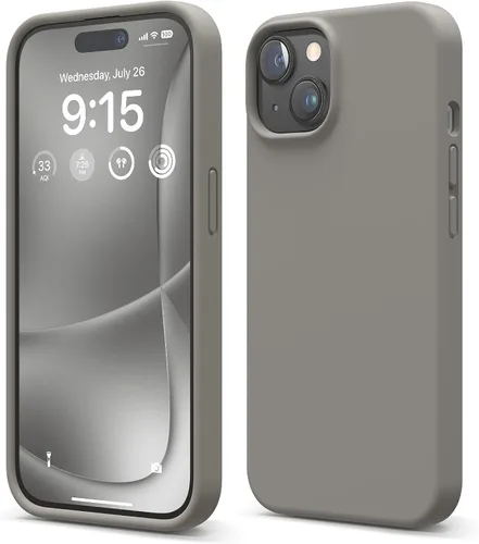 Vista 33 de elago Compatible con Funda para iPhone 15, Funda de Silicona Líquida, Cubierta Protectora de Cuerpo Completo, Resistente a Golpes, Diseño Delgado