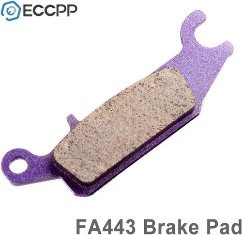 Vista 4 de ECCPP Pastillas de freno para Yamaha Raptor 250 YFM250R 2008-2012, Yamaha Raptor 250 YFM250RSP Special Edition, FA444 FA443 FA84 Pastillas de freno