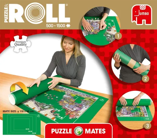 Vista 13 de Jumbo Juegos - Puzzle Mates and Roll - Puzzlematte bis 1500 Teile - Art. Nº 17690