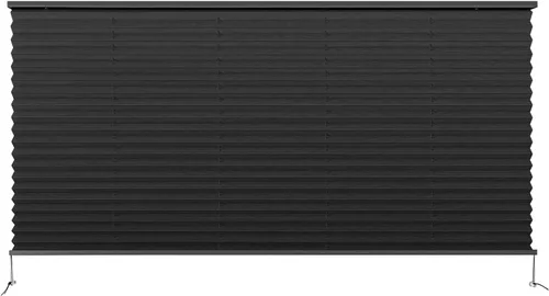 Vista 9 de Dulepax Persianas plisadas, 14 pulgadas de ancho x 24 pulgadas de largo, color negro, para caravana, remolques de viaje, ventana de autocaravana