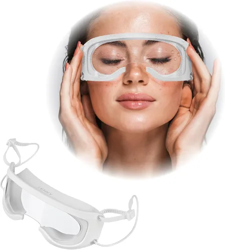 Vista 7 de i•ENVY Protector de pestañas con correas para las orejas, protección impermeable antivaho para extensión de pestañas, levantamiento, pestañas