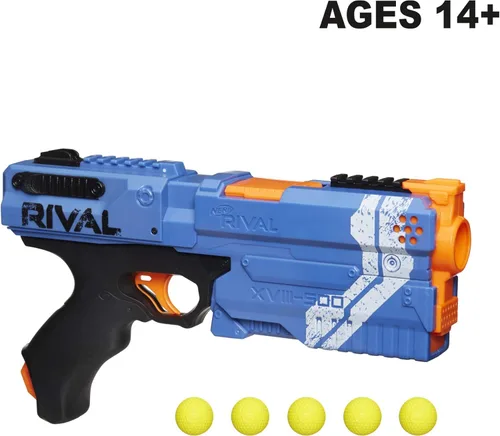Vista 2 de Nerf Rival Kronos XVIII-500 Blaster, azul (exclusivo de Amazon)
