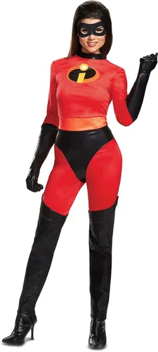 Vista 2 de Disfraz de Disney Incredibles 2 Deluxe Mrs. Incredible para mujer, Rojo