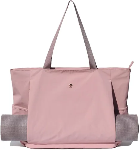 Vista 24 de Bolsa para esterilla de yoga ESVAN, bolsa de mano para yoga, bandolera para esterilla de yoga, bolsa de transporte para oficina, yoga, pilates