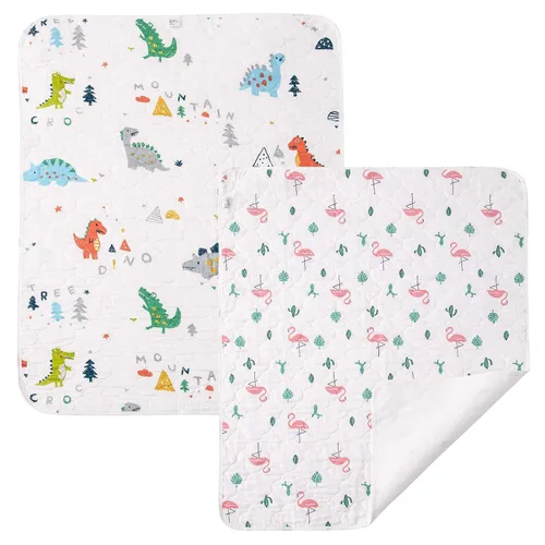 Vista 2 de Cambiador de pañales portátil para bebé, tapete cambiador impermeable, suave y cómodo, plegable, artículos esenciales para niños pequeños, regalos 2