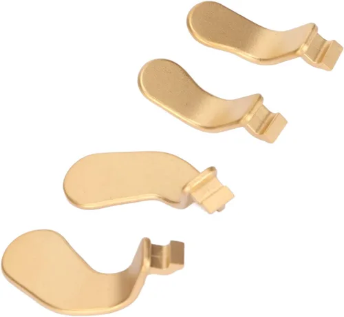 Vista 4 de Cuifati Control Paddles for One Elite Controller Series 2 Premium Stainless Steel Metal Material 4pcs Controller Paddles (Gold)
