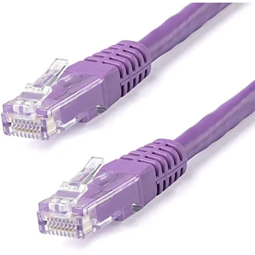 Vista 29 de StarTech. com Cable Ethernet CAT6 de 1 pie – Cable Ethernet CAT 6 Gigabit negro -650MHz 100W PoE++ RJ45 UTP moldeado Categoría 6 Network/Patch Cord