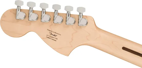 Vista 8 de Squier Affinity Series Stratocaster - Guitarra eléctrica, color blanco olímpico con diapasón de arce
