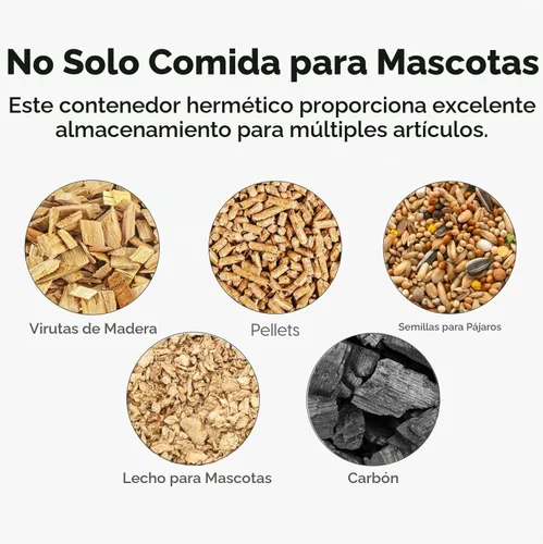 Vista 10 de Contenedor hermético para almacenamiento de alimentos Iris Premium, Bronceado, pequeño Almendra