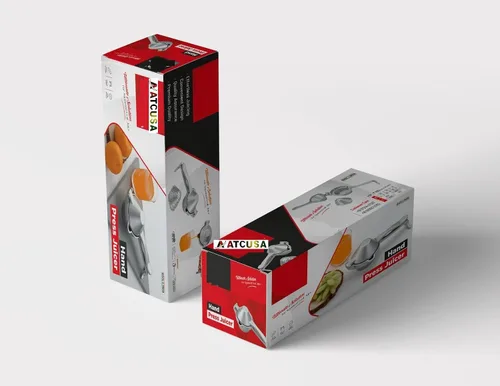 Vista 6 de Exprimidor de mano Exprimidor manual de aluminio Agarre ergonómico para la extracción eficiente de jugo de cítricos de otras frutas Duradero