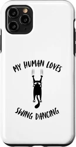 Vista 13 de My Human Loves Swing Dancing - Cat Parent Hobby Lover Case for iPhone 16