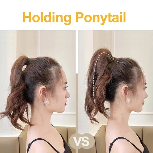 Vista 6 de Pinzas para el cabello para mujeres y niñas, pinzas antideslizantes de 1.3 pulgadas con acabado mate para peinar cabello fino y grueso (20 unidades)