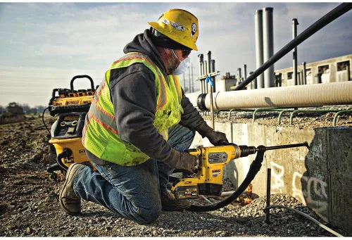 Vista 2 de DEWALT Taladro de martillo inalámbrico de 60 V MAX, 1-9/16 pulgadas, solo herramienta (DCH481B)