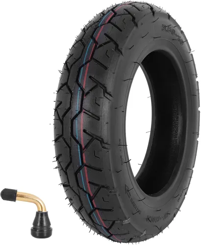 Vista 9 de 3.50-10 Neumático para scooter, 3.50-10 Neumático sin cámara todo terreno para reemplazo delantero/trasero en scooters y motos con llantas de 10 1