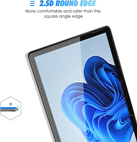 Vista 8 de SPARIN Paquete de 2 protectores de pantalla compatibles con Microsoft Surface Go 3/Surface Go 4/Surface Go 2/Surface Go, vidrio templado, alta