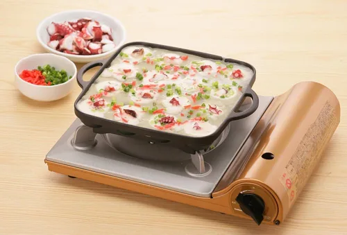 Vista 3 de Iwatani Takoyaki - Sartén para parrilla, mediano, color negro