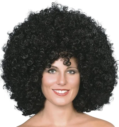 Vista 2 de Smiffys Peluca Afro para hombre Mega-Huge