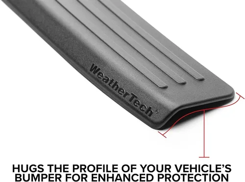 Vista 4 de WeatherTech BumperTopper Protector de Parachoques Personalizado para Mazda CX-5, Protector de Parachoques Trasero (BP0019), Negro