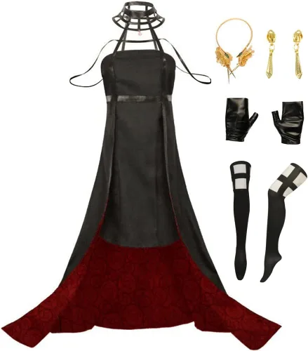 Vista 7 de Disfraz de cosplay de anime, uniforme de anime, traje de Halloween, conjunto completo
