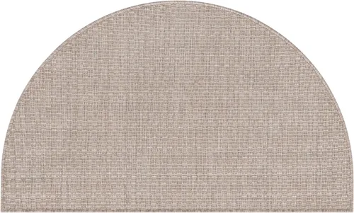 Vista 2 de Rugs.com Outdoor Solid Collection - Alfombra de pelo plano beige de 2 x 3 pulgadas, perfecta para entradas, cocinas, rincones de desayuno, piezas