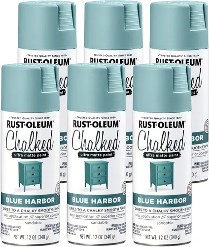 Vista 70 de Rust-Oleum 302592 - Pintura a la tiza en aerosol ultramate de 12 onzas (paquete de 1), color gris envejecido