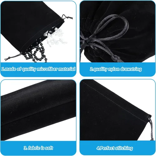 Vista 5 de Junkin 18 bolsas de almacenamiento de juguetes para adultos, bolsa con cordón, organizador de juguetes ajustable, bolsas de regalo, bolsa plegable