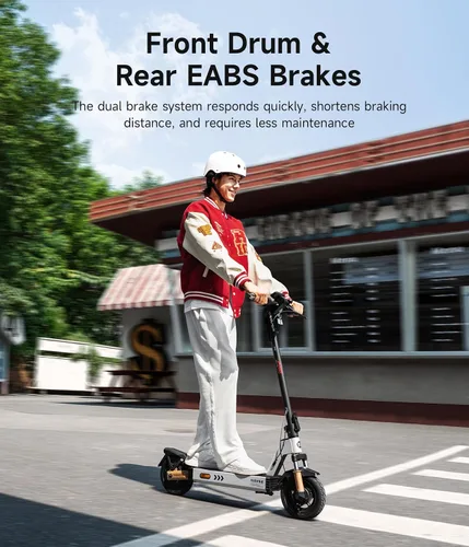 Vista 7 de NAVEE G5 Series Electric Scooter, 1000W Peak Motor, 20 mph Fast Speed, 43 Miles Range, 10" All-Terrain Solid Tires