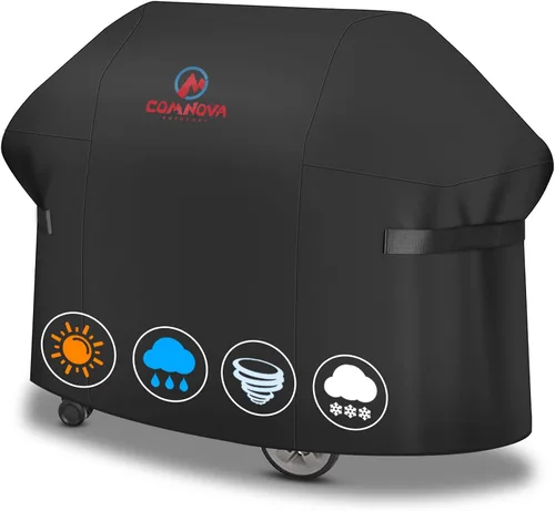 Vista 12 de Comnova Cubierta para Parrilla de 30 Pulgadas - 7105 Cubiertas de BBQ para Parrilla de Gas Weber Spirit 210 Resistente e Impermeable, Cubierta