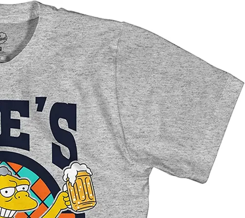 Vista 5 de The Simpsons Krusty The Clown Shirt Krusty Burger Logo Tee Graphic T-Shirt