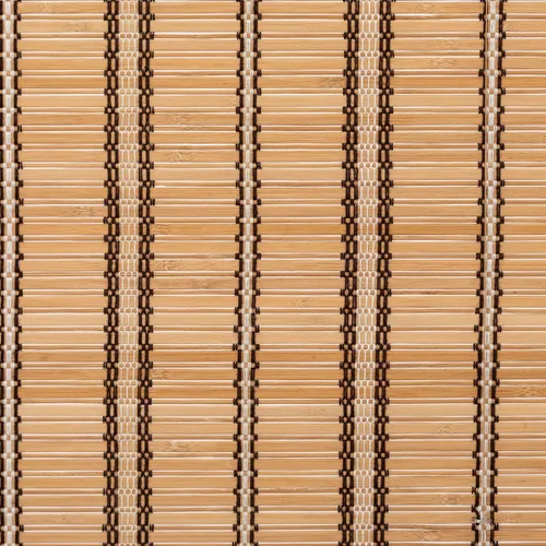 Vista 4 de Persiana romana de bambú sin cordón para ventana, filtro de luz, cenefa de 7 pulgadas, bambú natural (40 x 64 pulgadas)