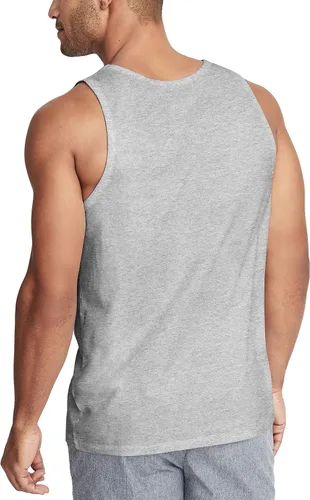 Vista 2 de Hat and Beyond Camiseta sin mangas para hombre, de rendimiento suave, para boxeo y gimnasio