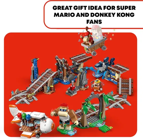 Vista 6 de LEGO 71425 Super Mario Diddy Kongs Lorenritt Erweiterungsset