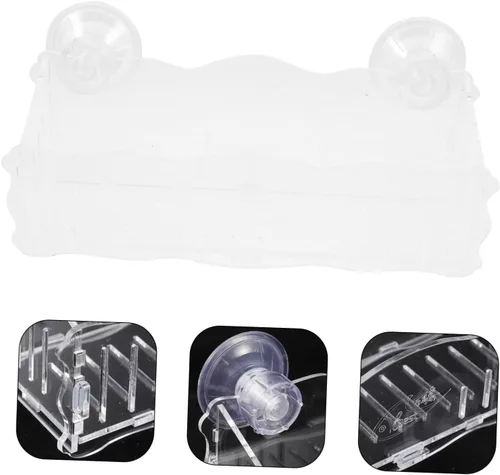 Vista 3 de Abaodam Macetas Soporte de acrílico transparente para alféizar de ventana Extensor de alféizar de ventana Soportes para bonsái para el hogar