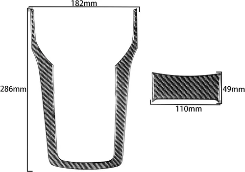 Vista 4 de Adhesivo para palanca de cambios de coche compatible con Impreza 2009 2010 2011