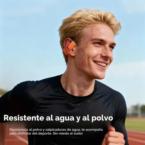 Vista 7 de Xmenha - Auricular de teléfono Bluetooth con Bluetooth, auricular de una pieza de oreja abierta, conducción de aire, auriculares sin oído