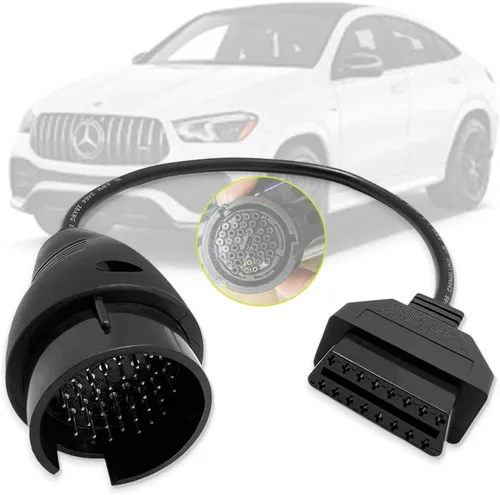 Vista 8 de Adaptador OBD1 a OBD2 para Honda Cable de 3 Pines, Compatible con Vehículo Honda Cable Adaptador de Conector Diagnóstico de 3pines Obd1 a 16pines