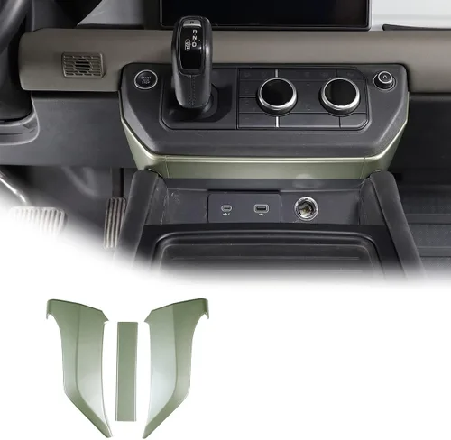 Vista 14 de Consola central de auto para estilo de automóvil, panel de codo, pierna y rodilla, cubierta lateral, accesorios interiores, decoración para Land