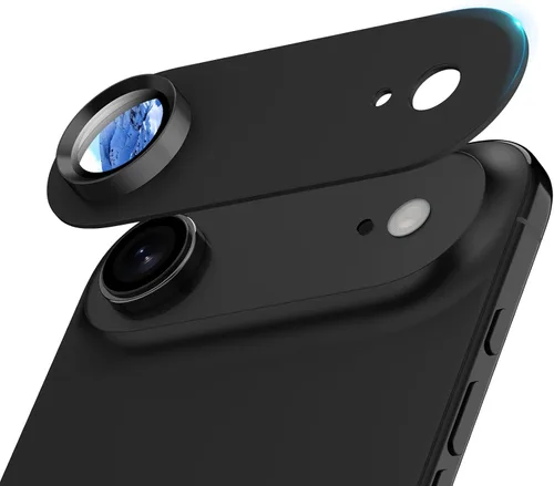 Vista 28 de Protector de lente de cámara para iPhone 15/iPhone 15 Plus/iPhone 14/iPhone 14 Plus, pantalla de cubierta de cámara de vidrio templado de aleación