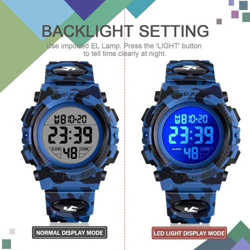 Vista 3 de ATIMO Reloj deportivo digital para niños, regalos para niños