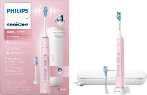 Vista 7 de Philips Sonicare HX9690 / 05 ExpertClean 7500 Bluetooth recargable recargable Cepillo de dientes eléctrico, negro
