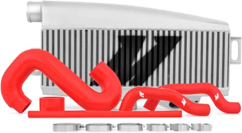 Vista 10 de Mishimoto MMTMIC-WRX-01BKBK Intercooler de montaje superior compatible con Subaru WRX/STI 2001-2007 negro, negro