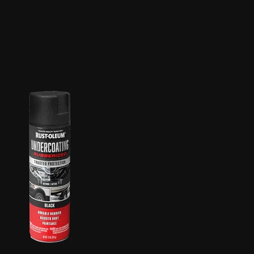 Vista 2 de Rust-Oleum 248657 Spray de revestimiento inferior de goma, 15 oz, Negro