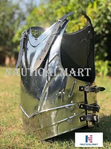Vista 5 de NauticalMart LARP Medieval Steel Armor Full Cuirass (Breastplate and Back Plate)