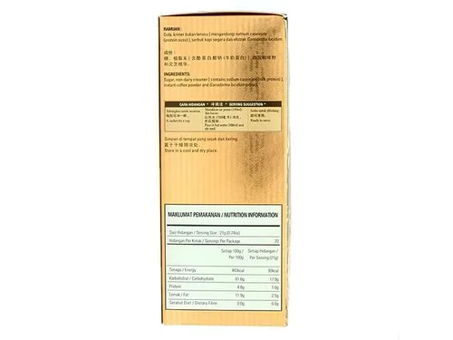 Vista 2 de Café instantáneo Ganocafe 3 en 1 (3 cajas de 60 bolsas)