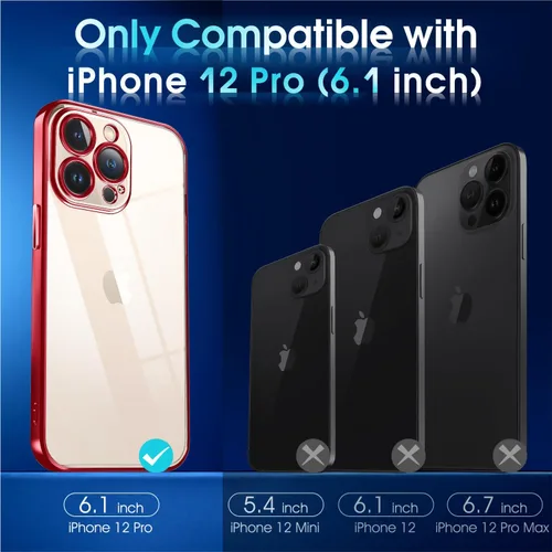 Vista 919 de Supdeal Funda cristalina transparente para iPhone 11, [No se amarillea] [Protección de la cámara] [Probado contra caídas de grado militar] Funda