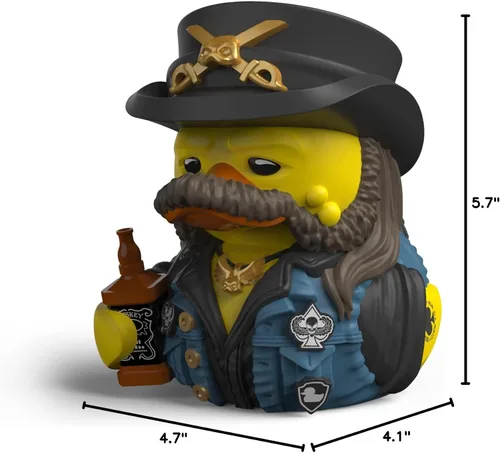 Vista 7 de TUBBZ Figura coleccionable de pato de goma de vinilo Lemmy de edición en caja - Productos oficiales de Motorhead - TV, películas y videojuegos