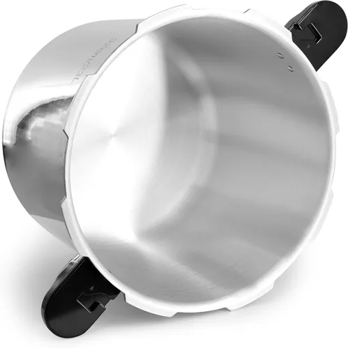 Vista 7 de MegaChef Olla a presión de aluminio de gran capacidad de 24 cuartos de galón para estufas de inducción y gas
