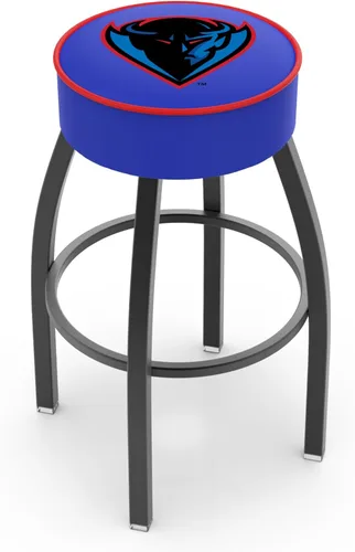 Vista 34 de The Holland Bar Stool Company L8B1-4 Georgia Tech - Taburete giratorio con base antiarrugas, color negro