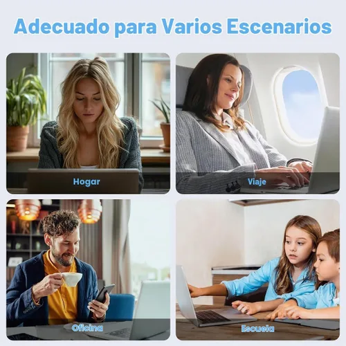 Vista 7 de JEIBAO Adaptador universal de 65 W USB C tipo C de CA para laptop compatible con Lenovo ThinkPad X1 T14 T15 E14 E15 T480s T580s T490 E580 E590 Yoga